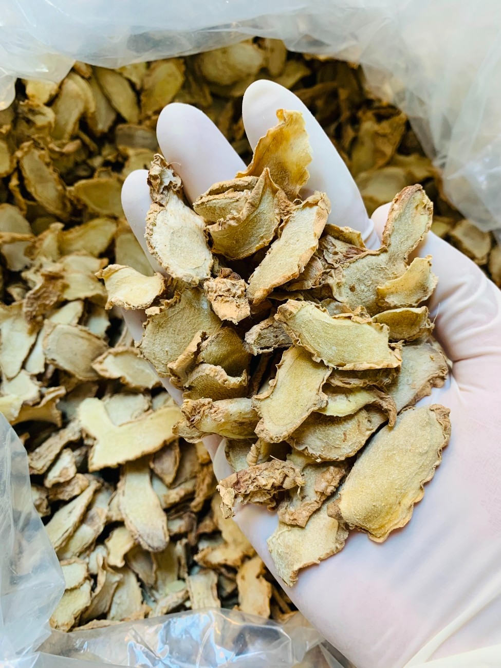 Nghệ trắng già thái lát sấy lạnh 1kg